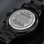 Men's Watch, Be Strong and Courageous, Joshua 1:9