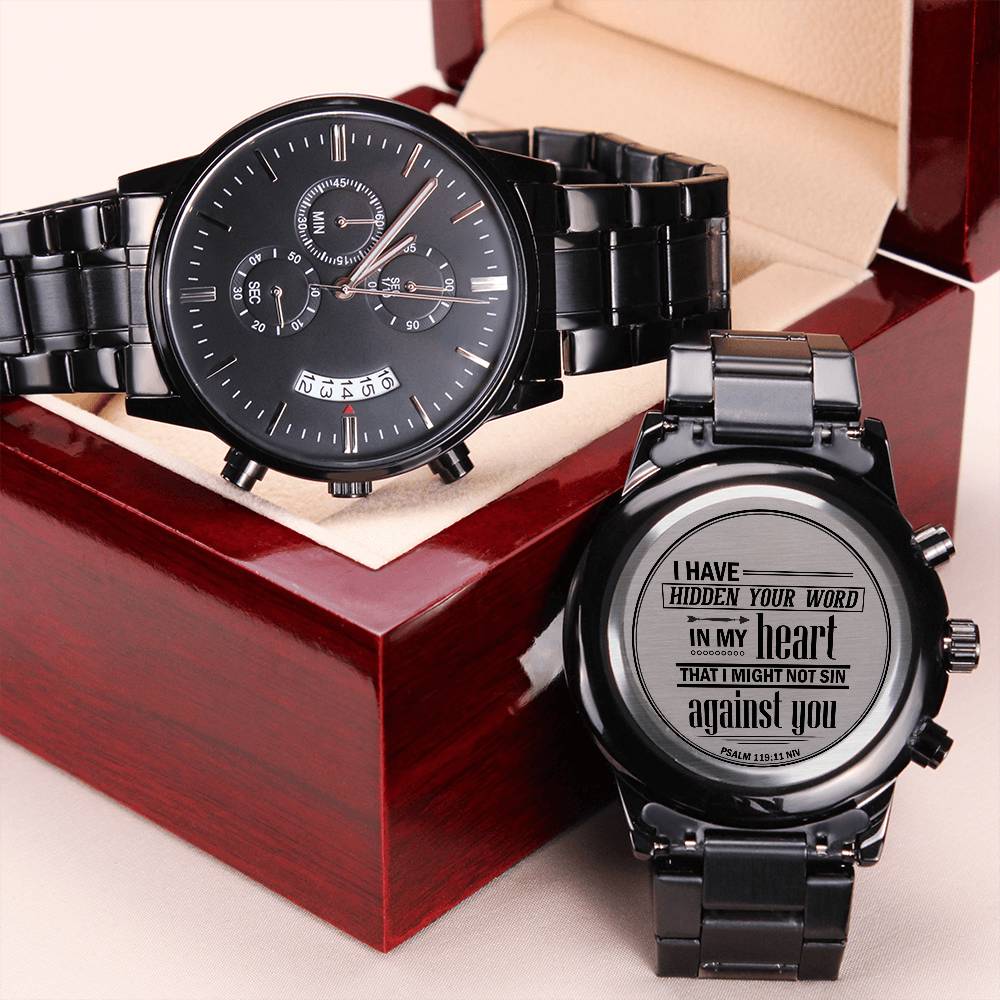 Men's Watch, I Have Hidden Your Word, Psalm 119:11