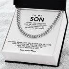 To my Son, You will never lose; you either win or learn