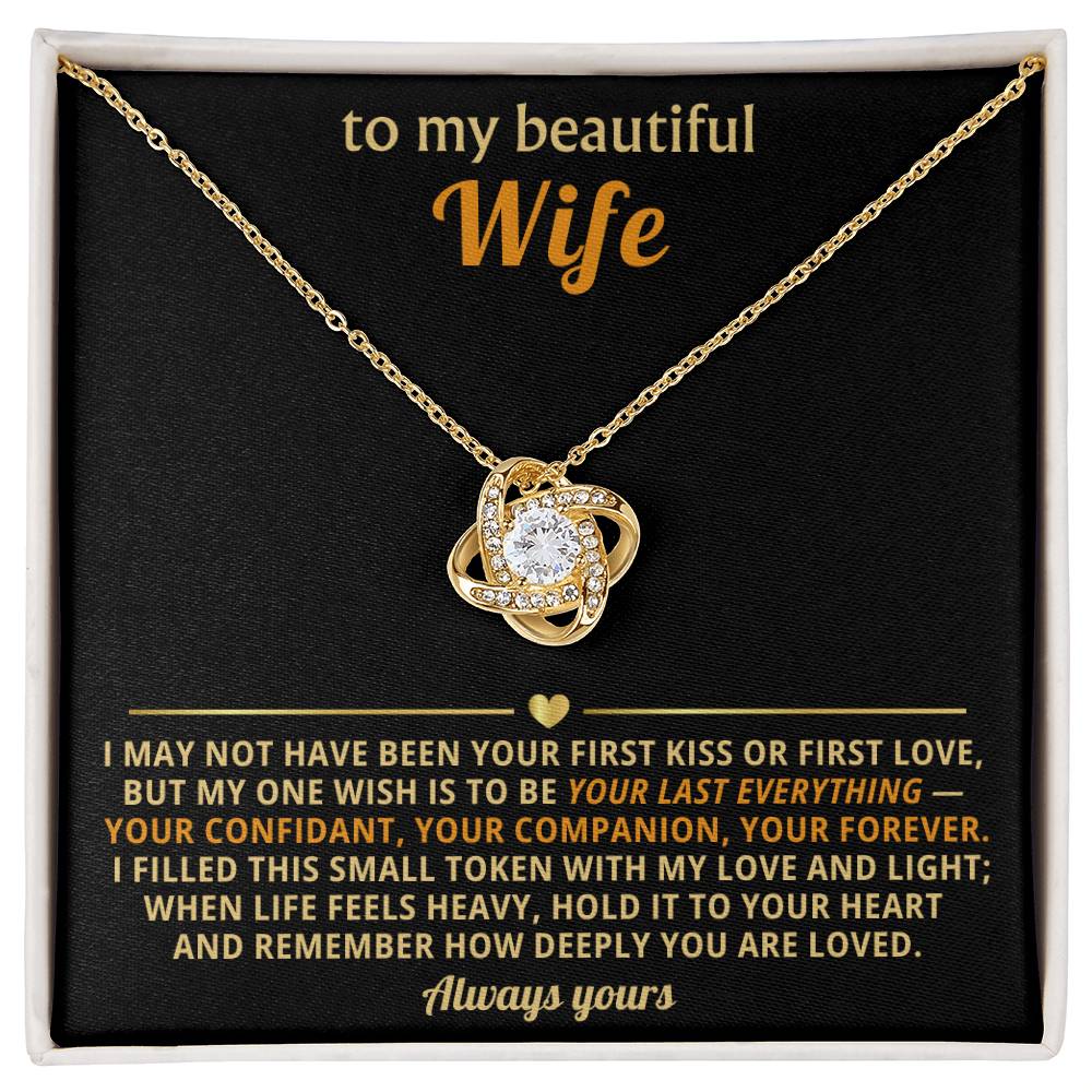 To my beautiful Wife,  I filled this small token with my love and light