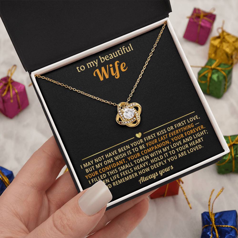 To my beautiful Wife,  I filled this small token with my love and light