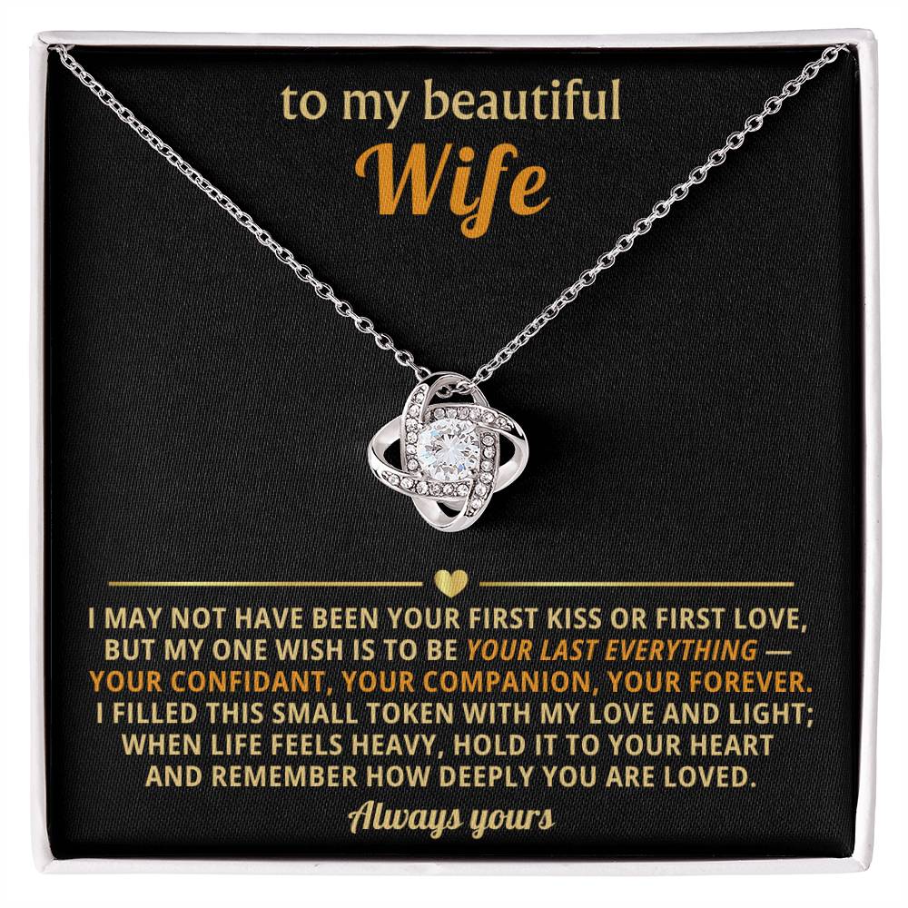 To my beautiful Wife,  I filled this small token with my love and light