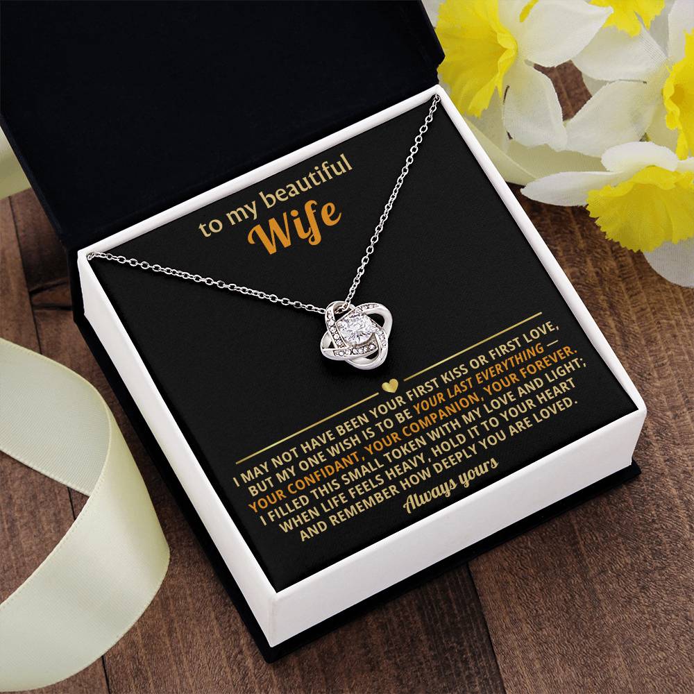 To my beautiful Wife,  I filled this small token with my love and light
