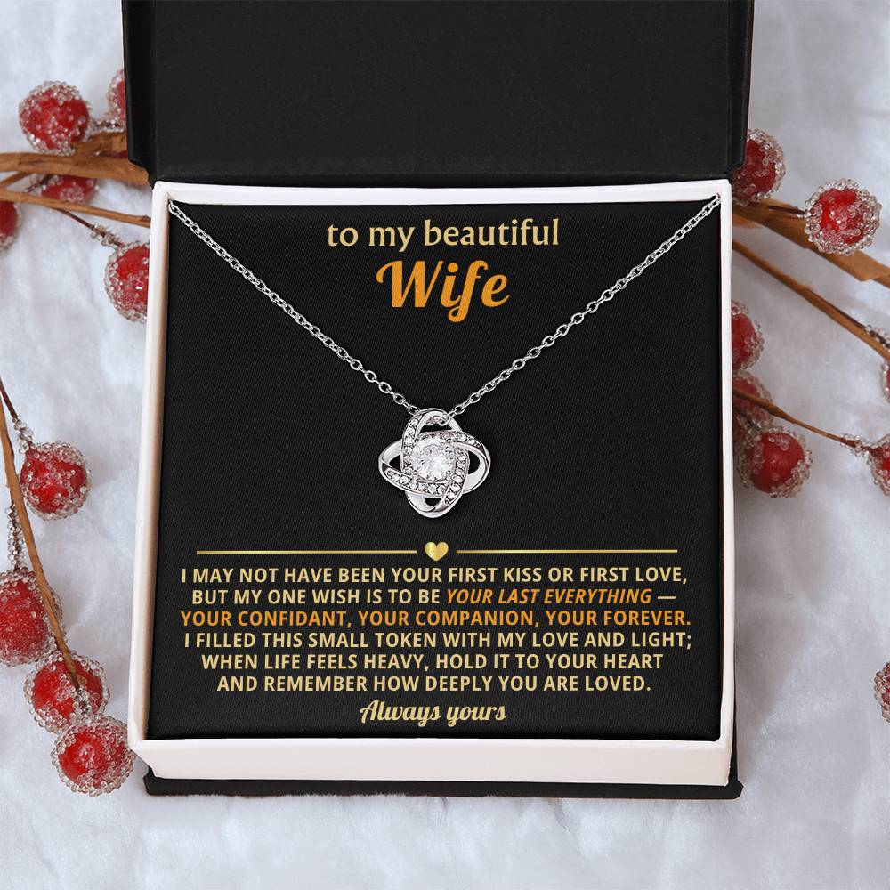 To my beautiful Wife,  I filled this small token with my love and light