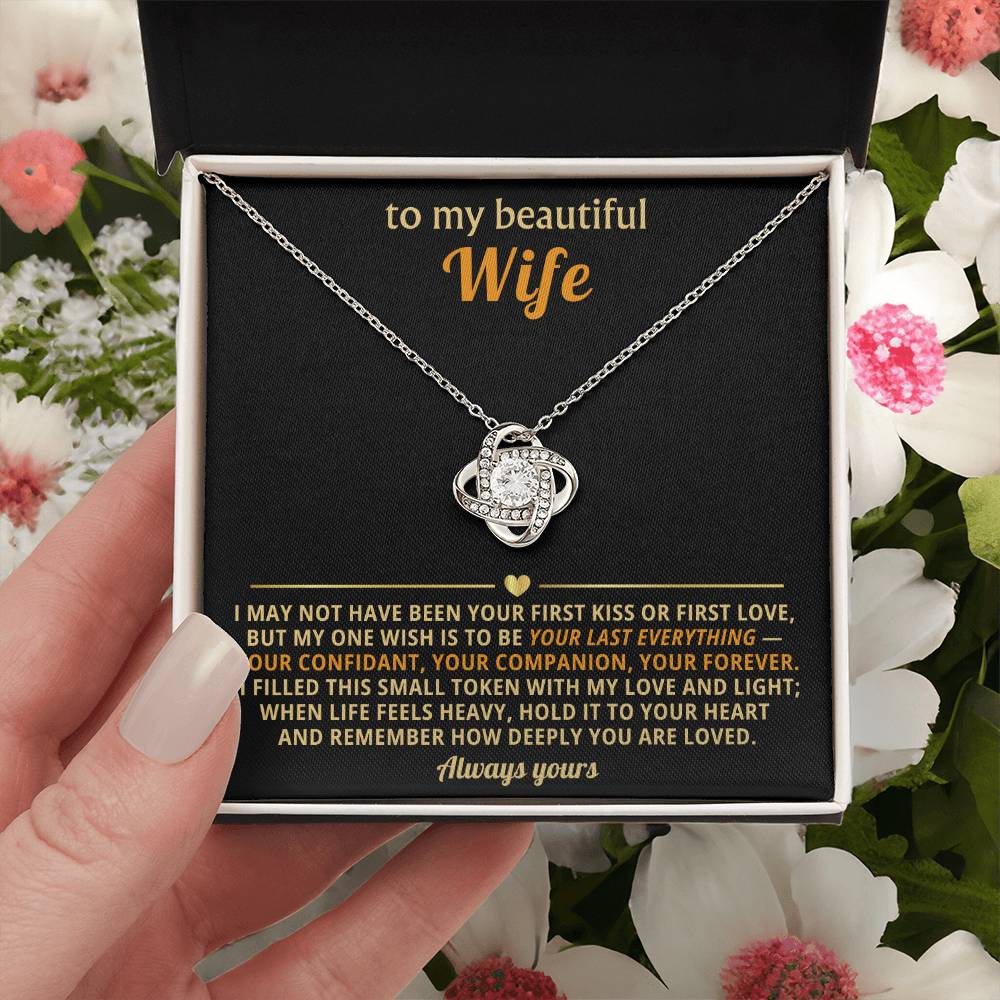 To my beautiful Wife,  I filled this small token with my love and light