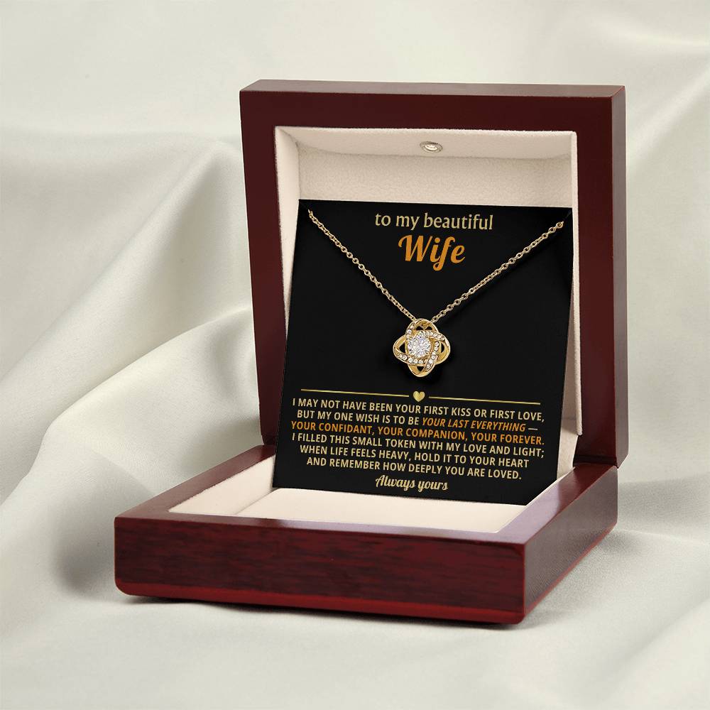 To my beautiful Wife,  I filled this small token with my love and light