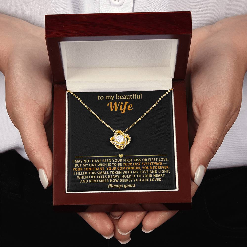 To my beautiful Wife,  I filled this small token with my love and light