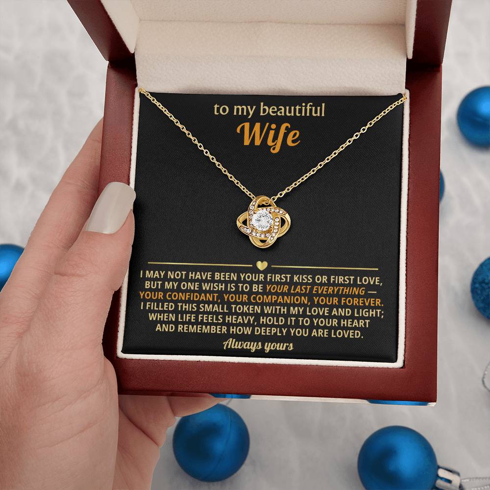 To my beautiful Wife,  I filled this small token with my love and light