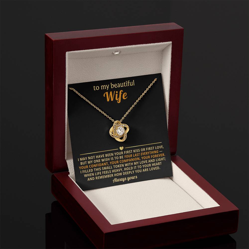 To my beautiful Wife,  I filled this small token with my love and light