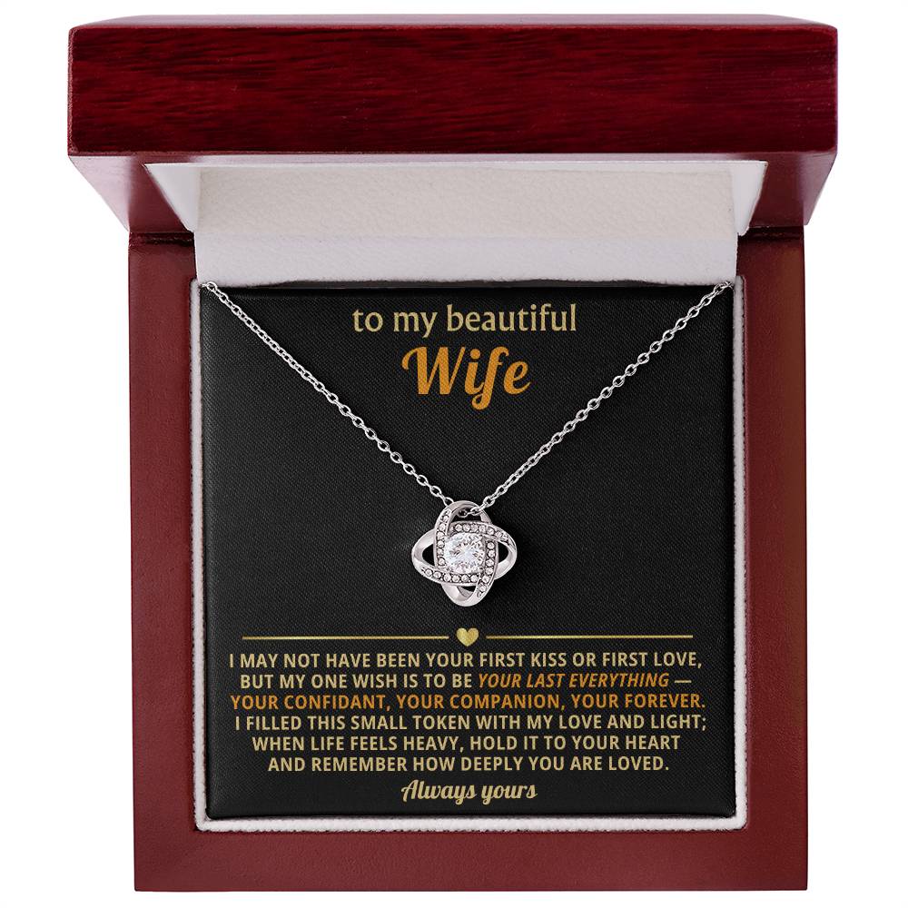 To my beautiful Wife,  I filled this small token with my love and light