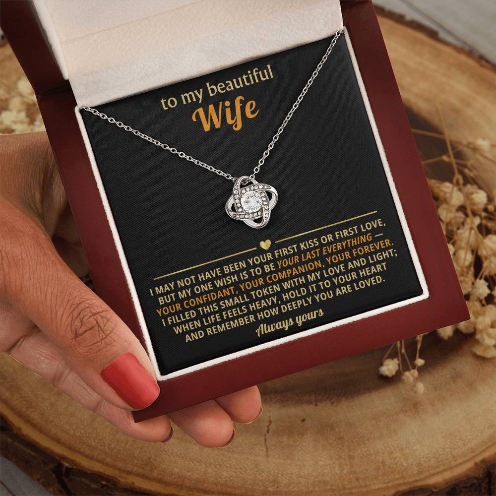 To my beautiful Wife,  I filled this small token with my love and light