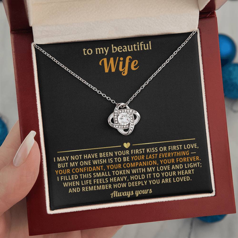 To my beautiful Wife,  I filled this small token with my love and light