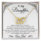 My Baby Girl - Interlocking Heart Necklace