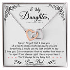 My Baby Girl - Interlocking Heart Necklace