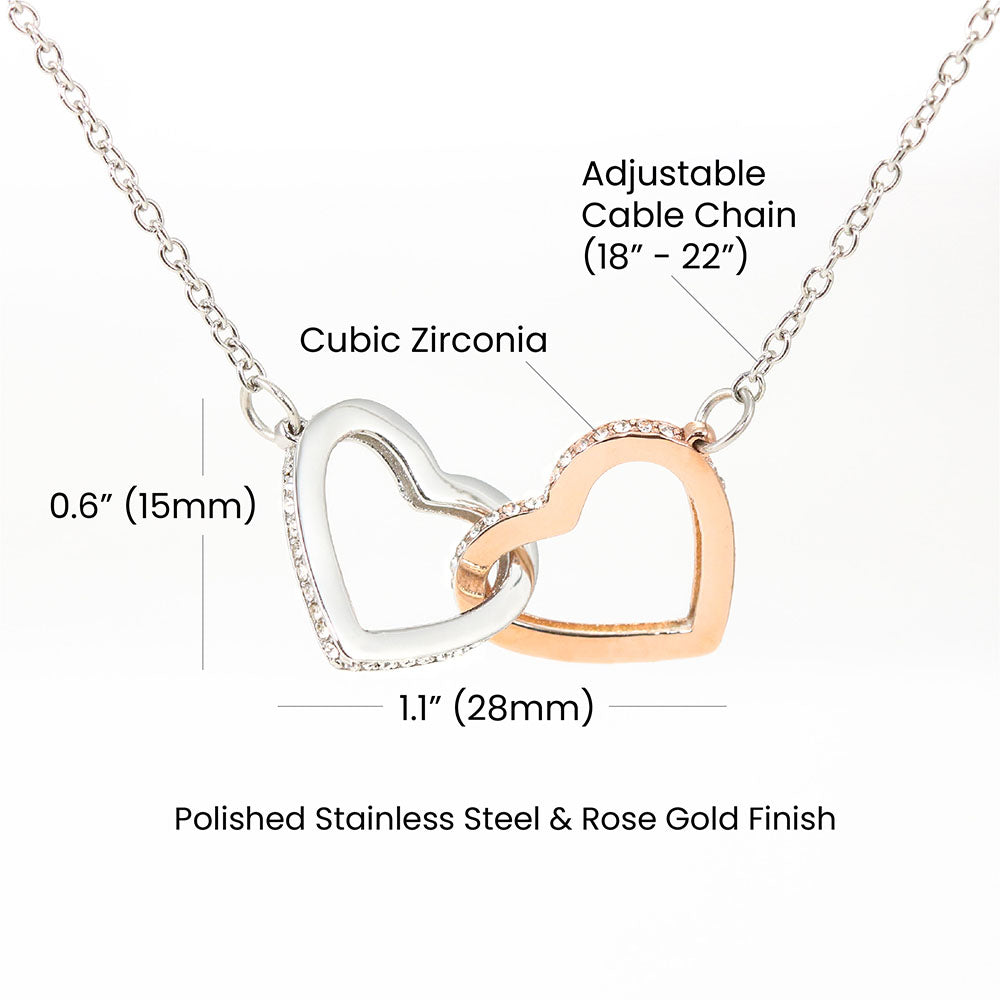 TO MY SISTER BOND INTERLOCKING NECKLACE GIFT SET