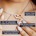 TO MY SISTER BOND INTERLOCKING NECKLACE GIFT SET