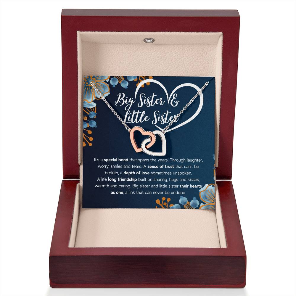 TO MY SISTER BOND INTERLOCKING NECKLACE GIFT SET