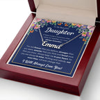 TO MY DAUGHTER BRAVER NAME NECKLACE GIFT SET