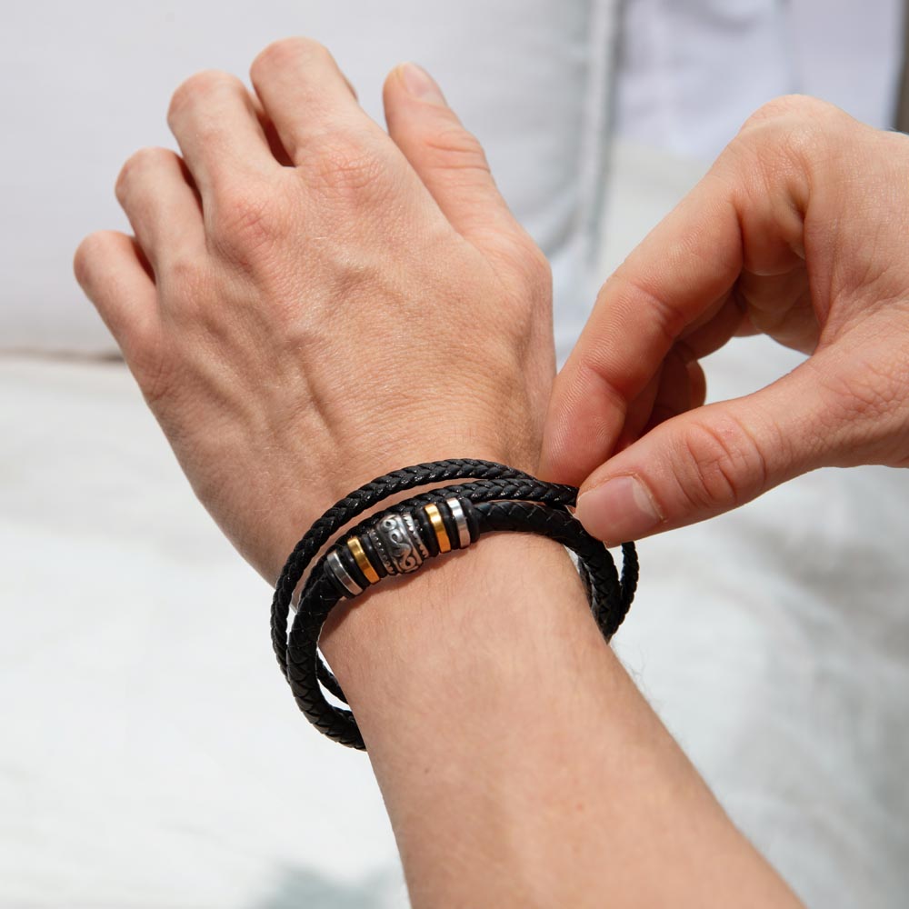 Love You Forever To My Grandson Bracelet Believe Deep