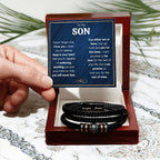 TO MY SON SKIES BRACELET