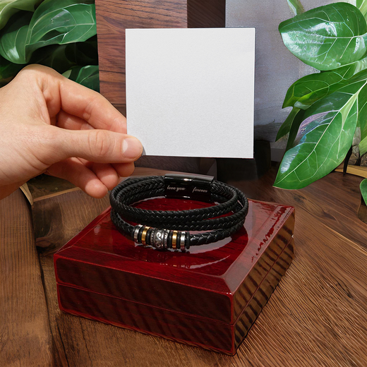 Love You Forever To My Grandson Bracelet Achieve Anything