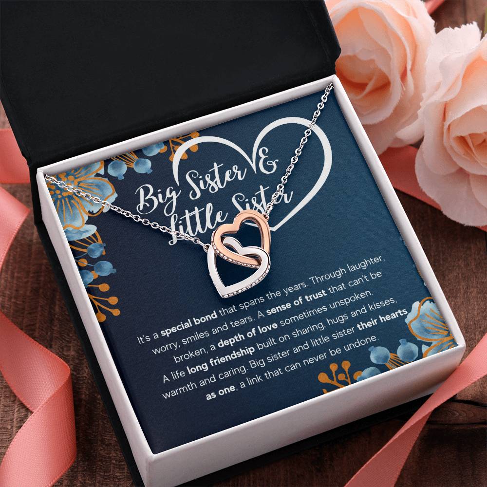 TO MY SISTER BOND INTERLOCKING NECKLACE GIFT SET