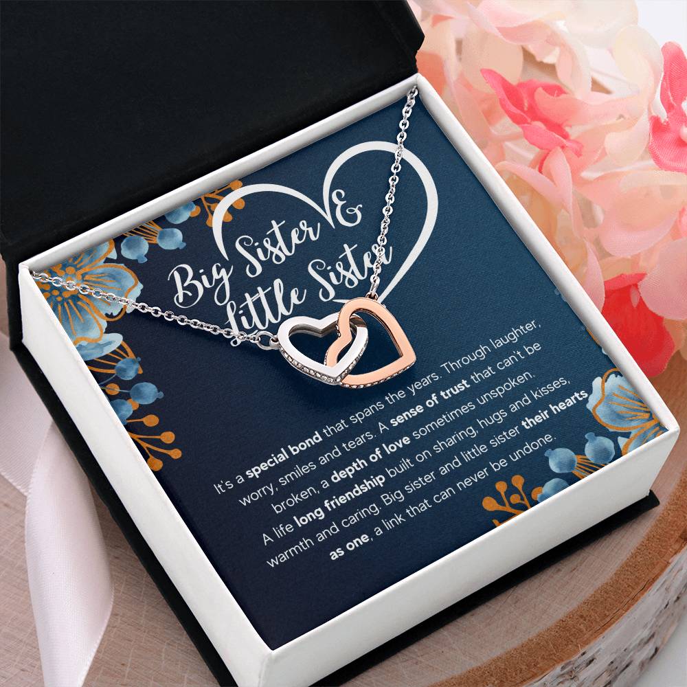 TO MY SISTER BOND INTERLOCKING NECKLACE GIFT SET