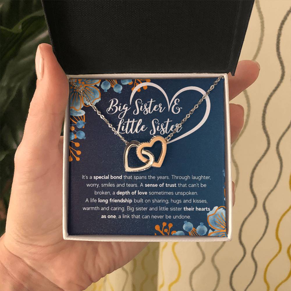 TO MY SISTER BOND INTERLOCKING NECKLACE GIFT SET