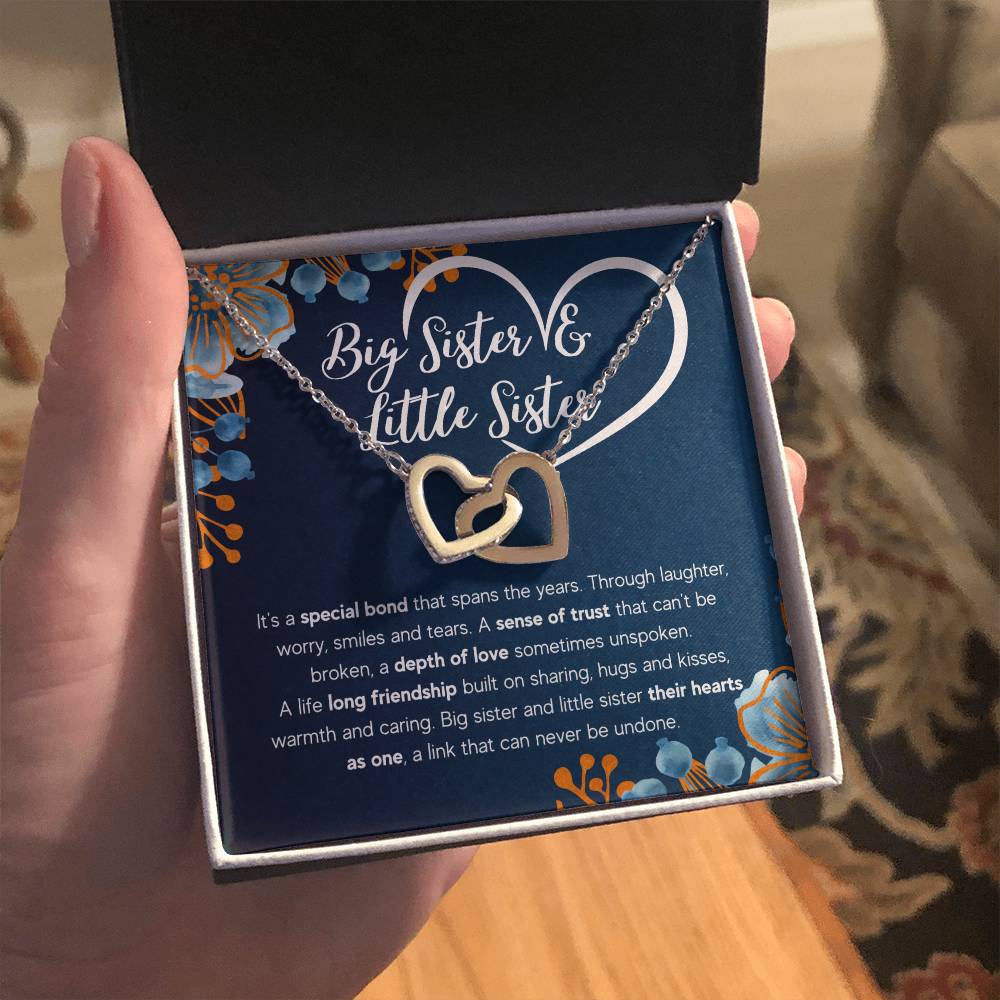 TO MY SISTER BOND INTERLOCKING NECKLACE GIFT SET