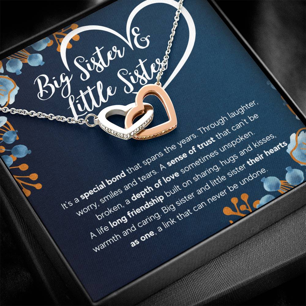 TO MY SISTER BOND INTERLOCKING NECKLACE GIFT SET