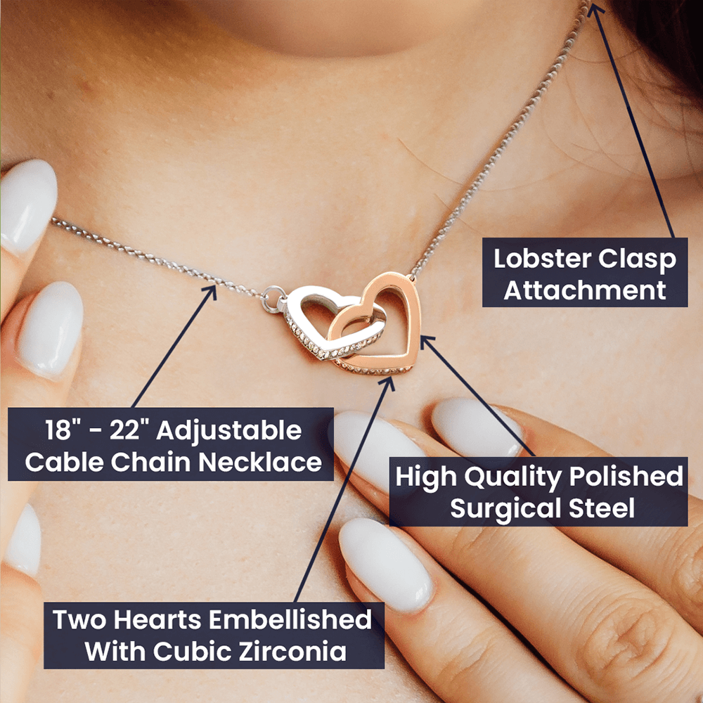 TO MY SISTER BOND INTERLOCKING NECKLACE GIFT SET