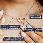 TO MY SISTER BOND INTERLOCKING NECKLACE GIFT SET