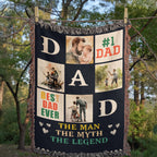 Best Dad Ever - Woven Blanket