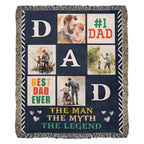 Best Dad Ever - Woven Blanket