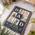 Best Dad Ever - Woven Blanket