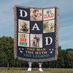 Best Dad Ever - Woven Blanket