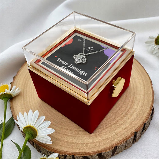 Braver Name - Daughter Birthday Necklace with Rose Box