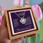 Chapters Cross - Daughter Birthday Necklace with Rose Box