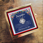 Braver Name - Daughter Birthday Necklace with Rose Box