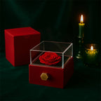 I'm Sorry Gifts For Her - Love Knot with Rotating Rose Gift Box
