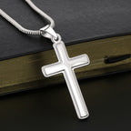 TO MY SON THIS OLD LION CROSS NECKLACE GIFT SET