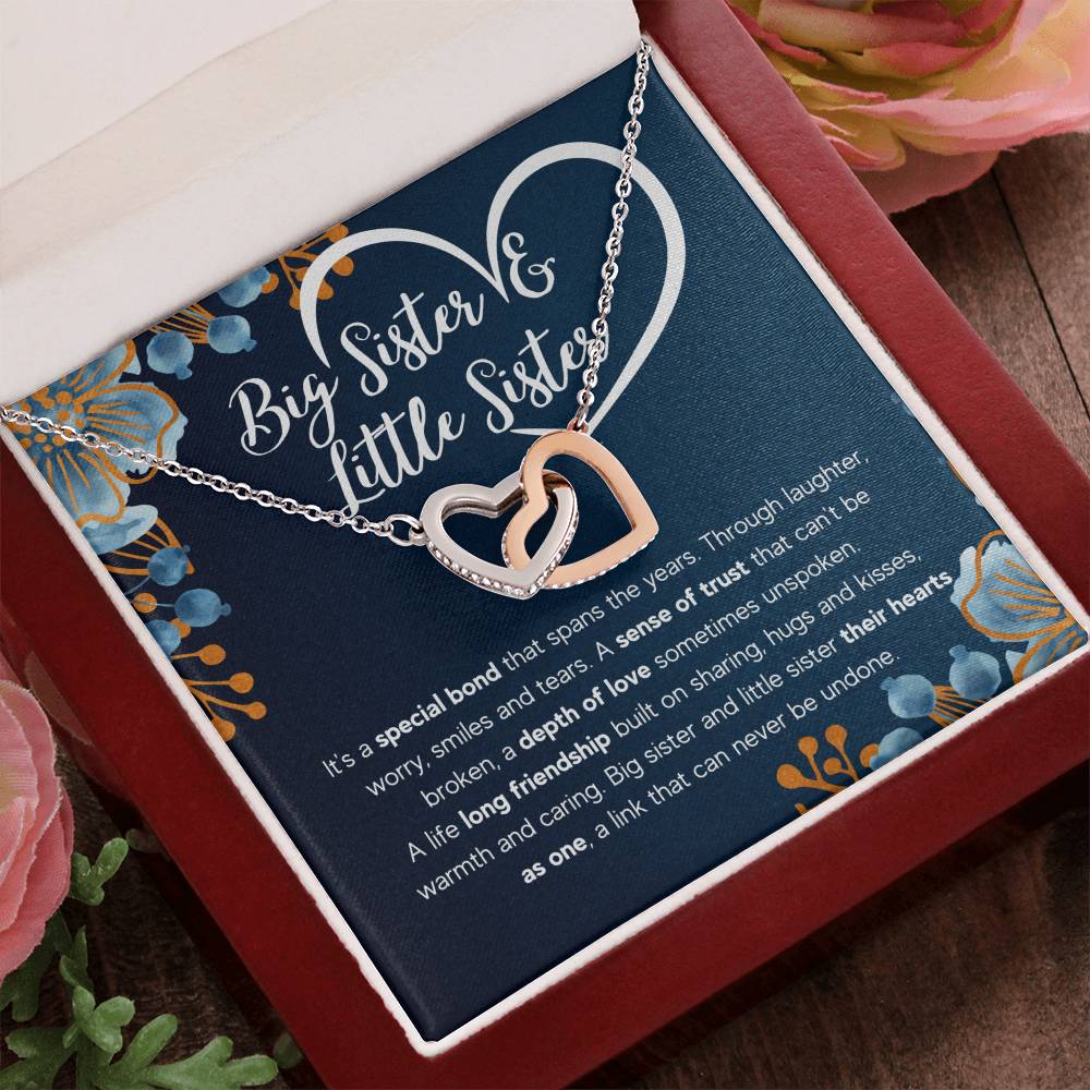 TO MY SISTER BOND INTERLOCKING NECKLACE GIFT SET