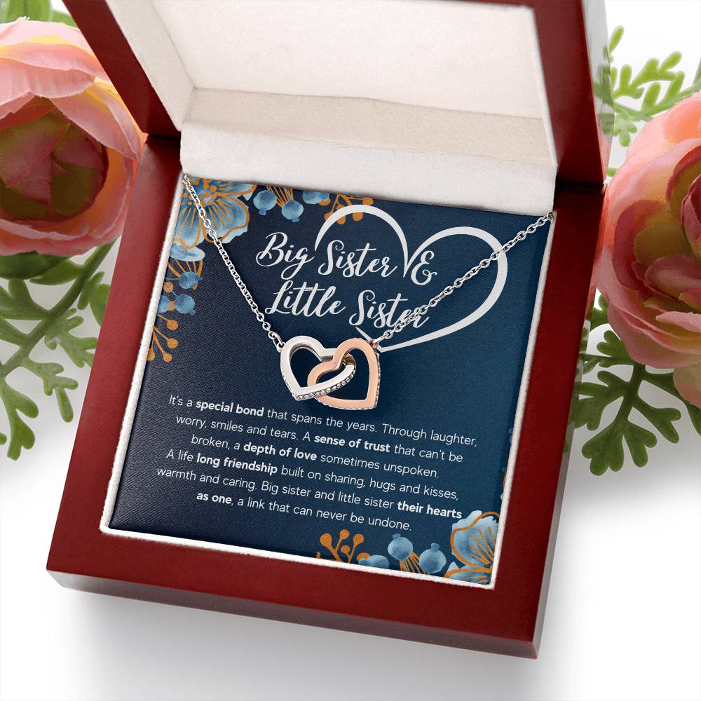 TO MY SISTER BOND INTERLOCKING NECKLACE GIFT SET