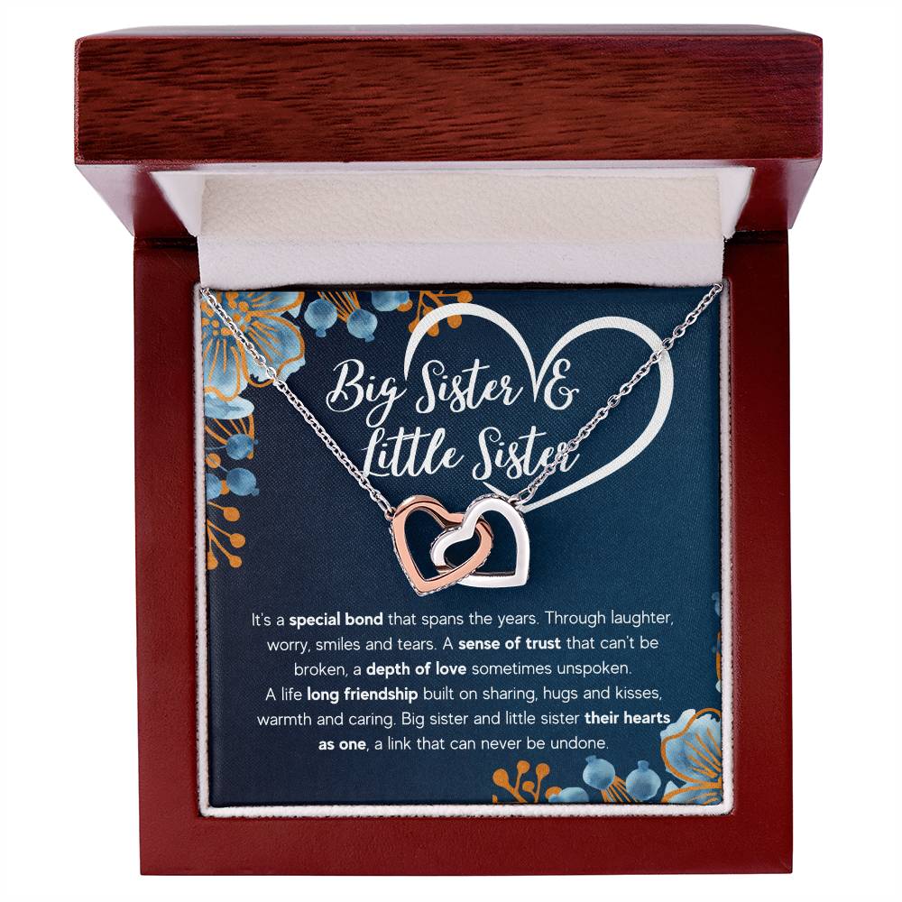 TO MY SISTER BOND INTERLOCKING NECKLACE GIFT SET