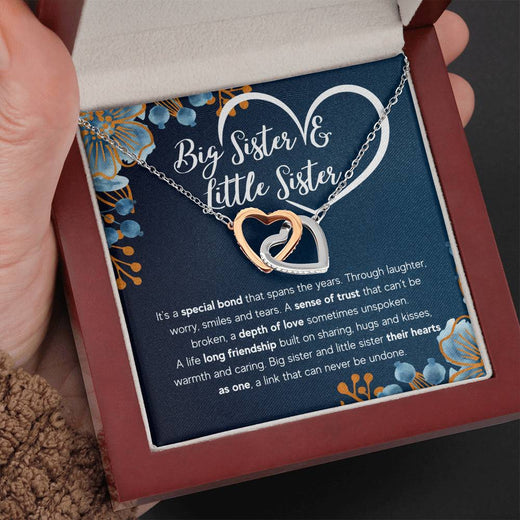 TO MY SISTER BOND INTERLOCKING NECKLACE GIFT SET