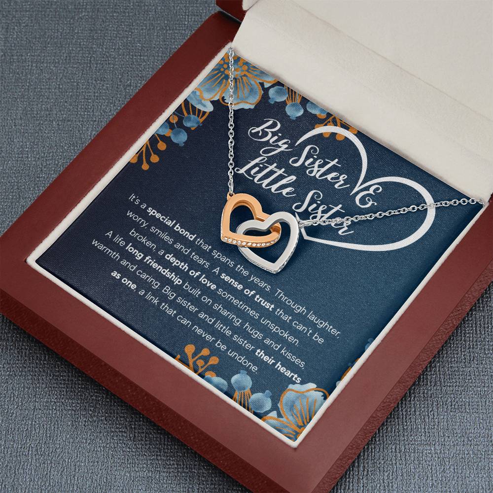 TO MY SISTER BOND INTERLOCKING NECKLACE GIFT SET